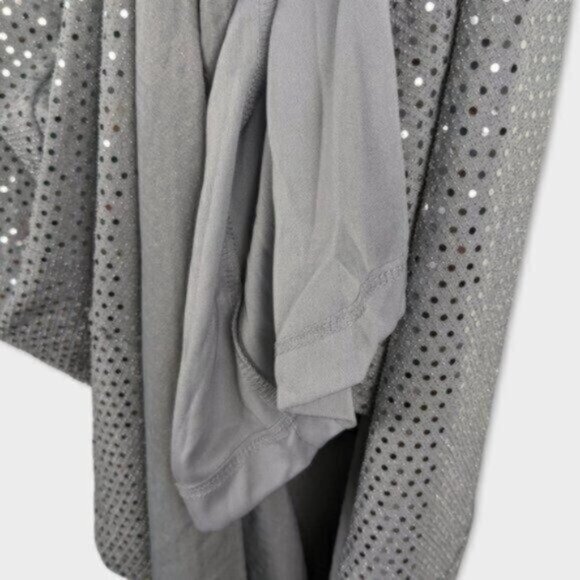 Sophia Rose Silver Gray Cowl Neck Maxi Dress XL Women - Picture 6 of 10